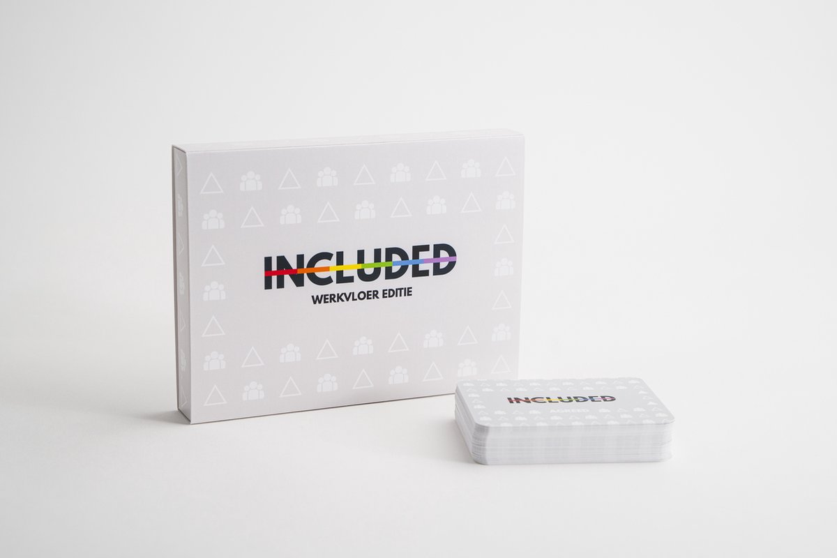 Included Werkvloer Editie – Inclusief Kaartspel voor Diversiteit & Inclusiviteit | LGBTQ+ & Werkcultuur | 100 Vragen | Teamgesprekken & Teambuilding